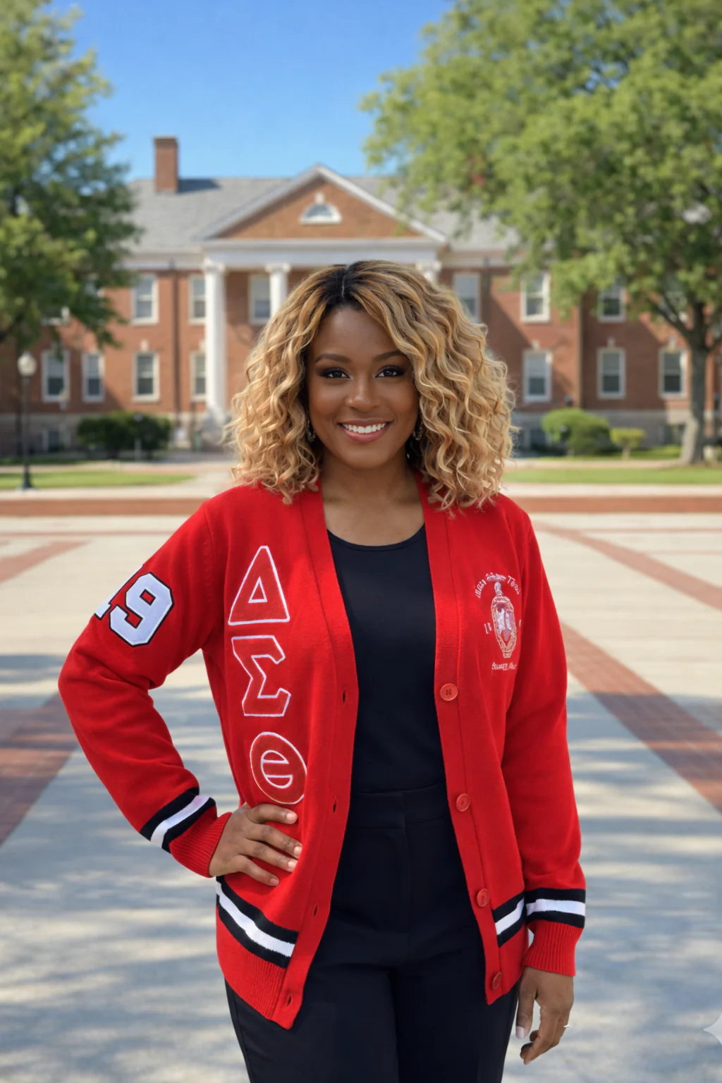 1913 Red Cardigan - Image 3