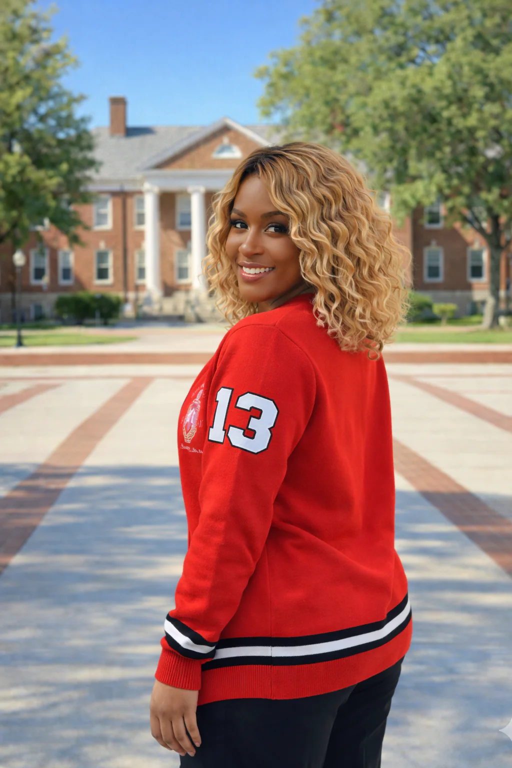 1913 Red Cardigan - Image 4