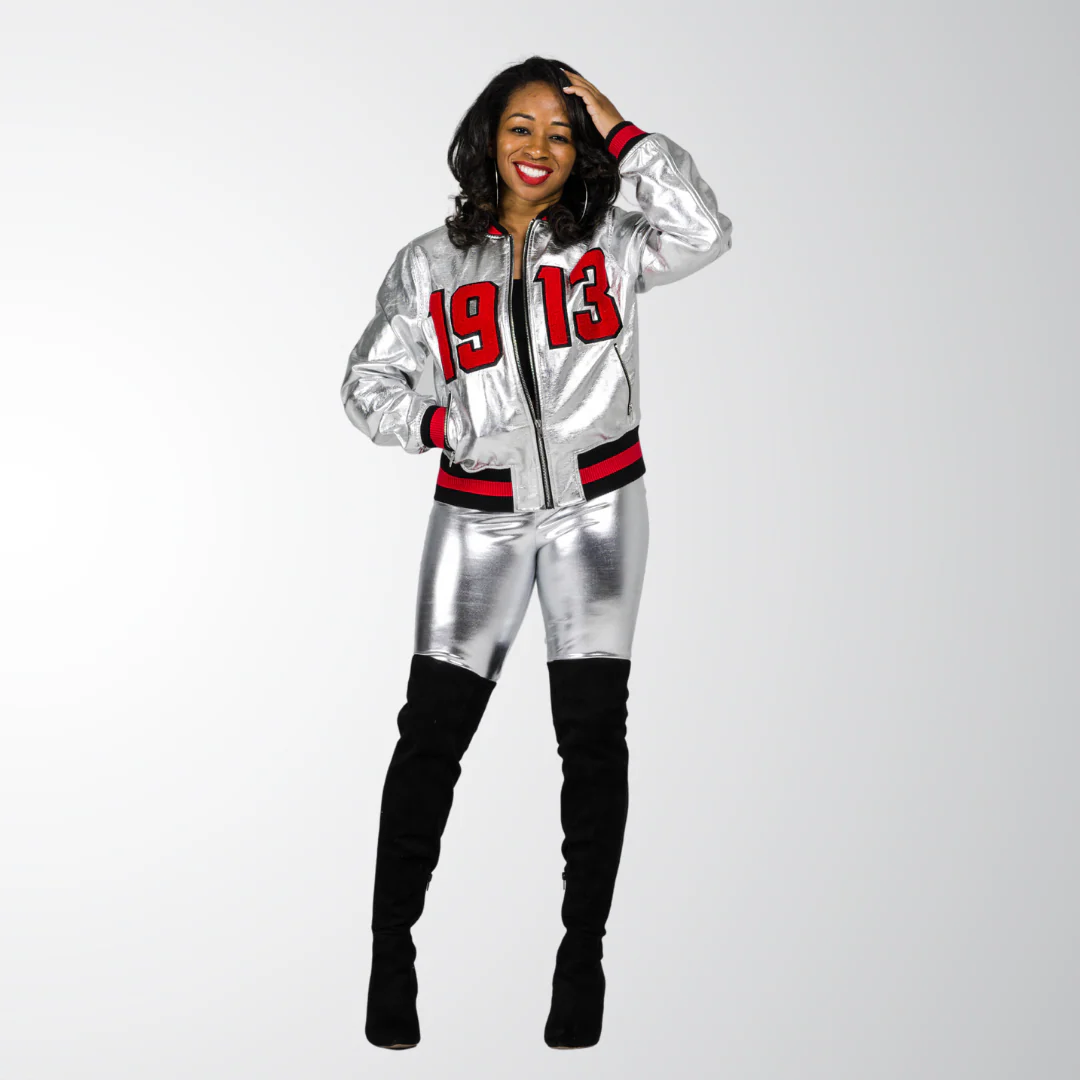 1913 Silver Bomber Jacket - Image 8