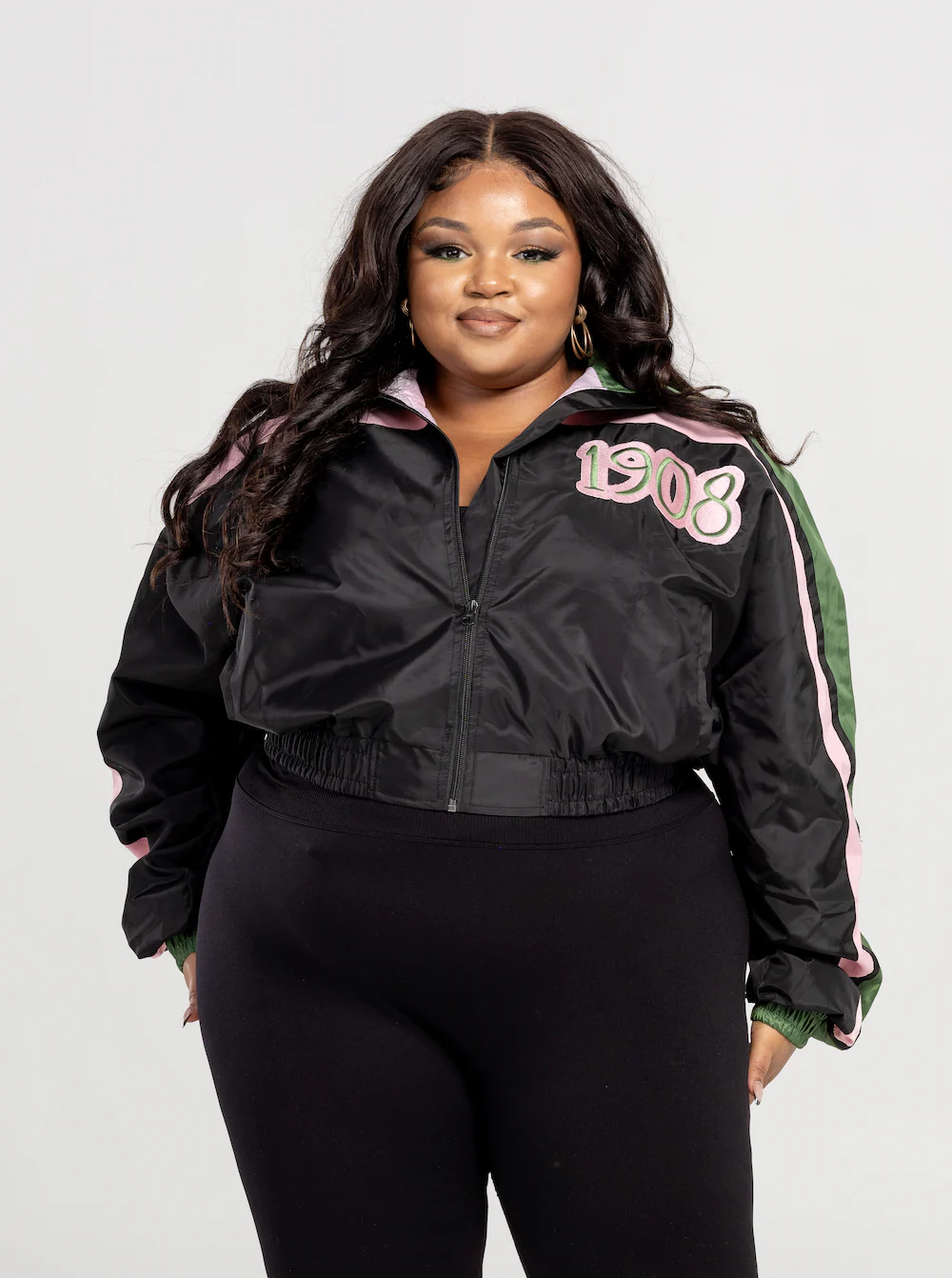 1908 Crop Nylon Jacket - Image 3