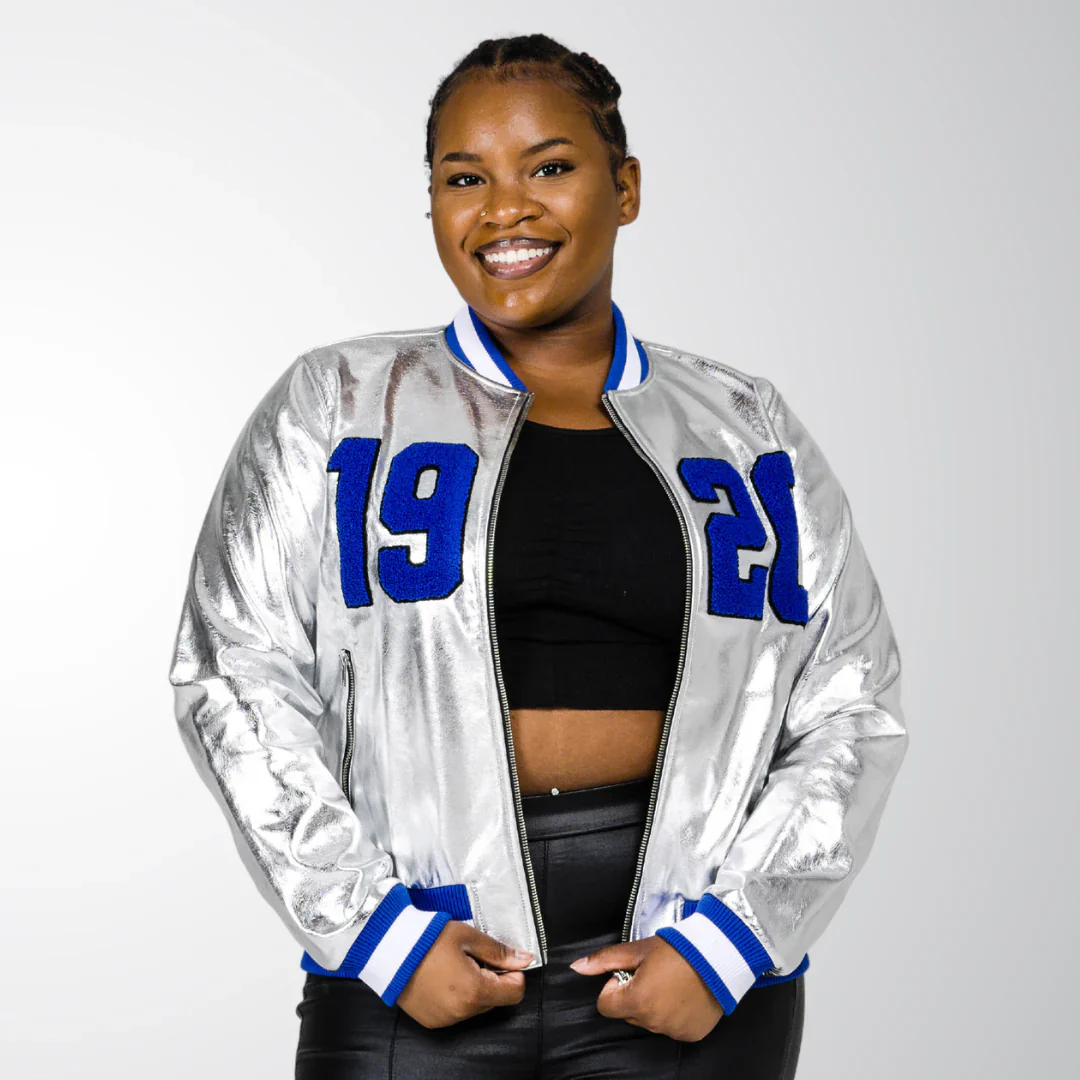 1920 Silver Bomber Jacket - Image 3