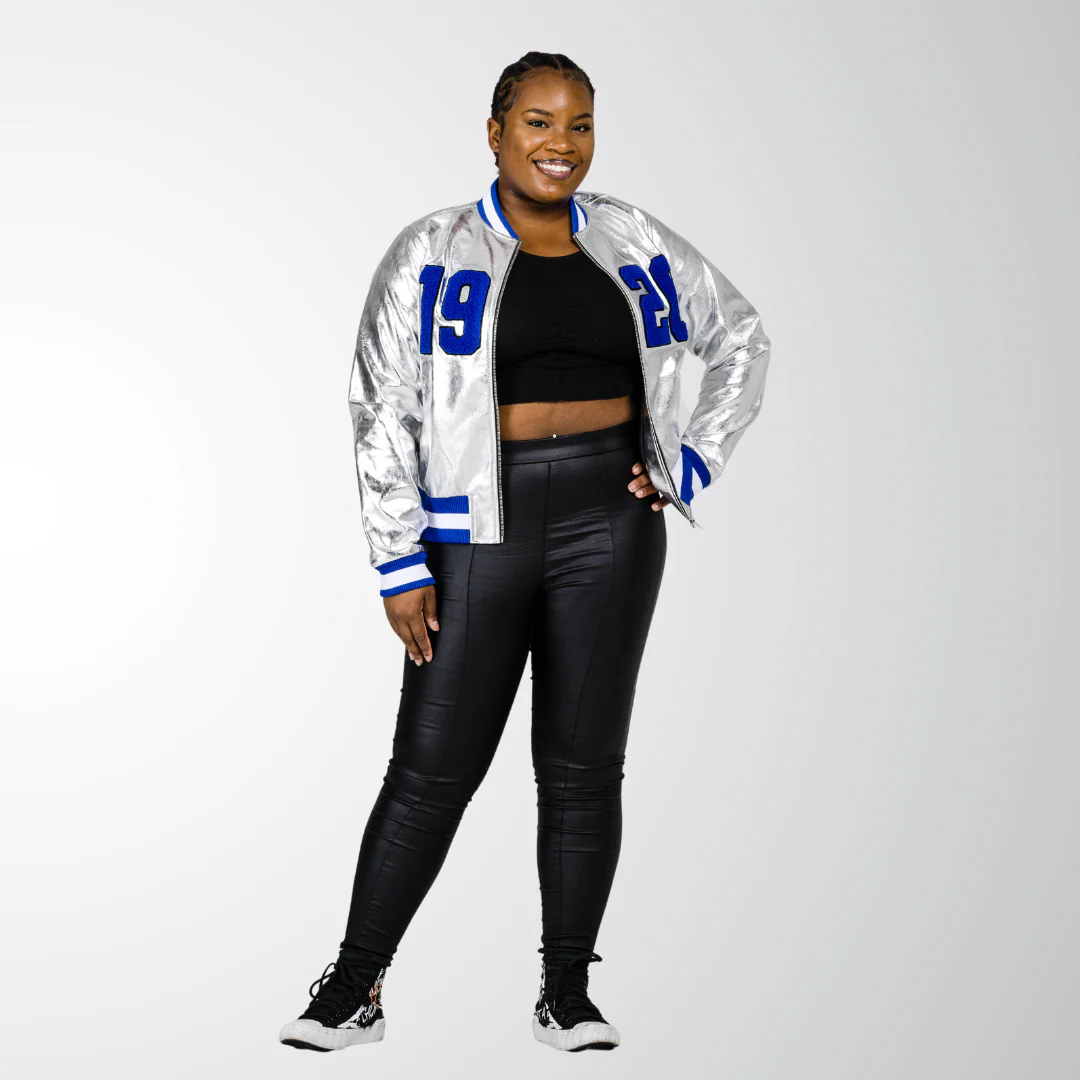 1920 Silver Bomber Jacket - Image 7