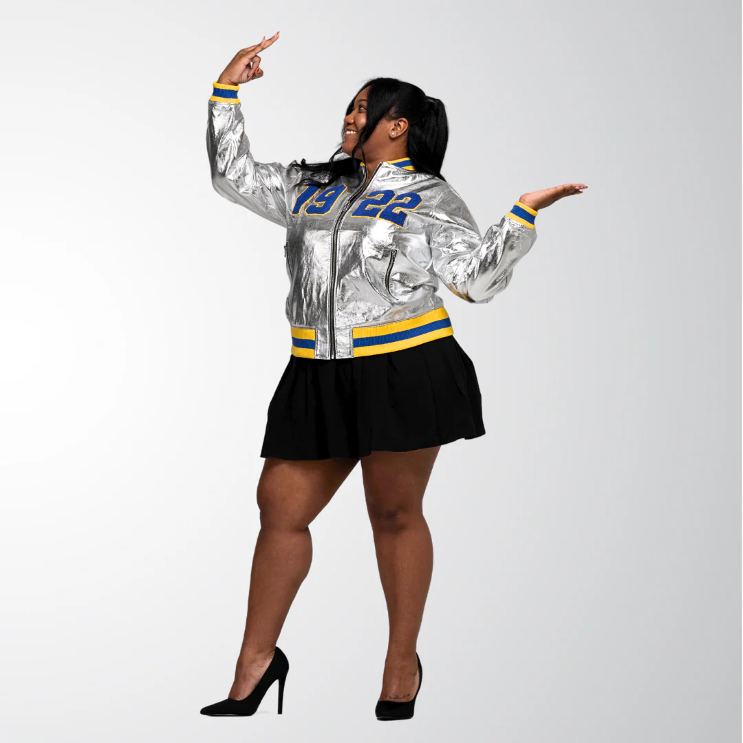 1922 Silver Bomber Jacket - Image 5