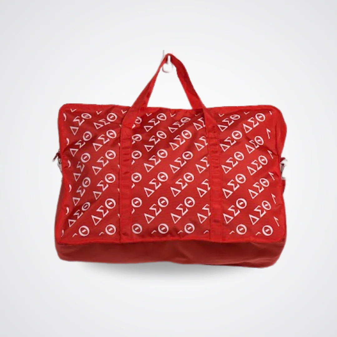 Delta Sigma Theta DST Greek Letter Foldable Bag - Image 3