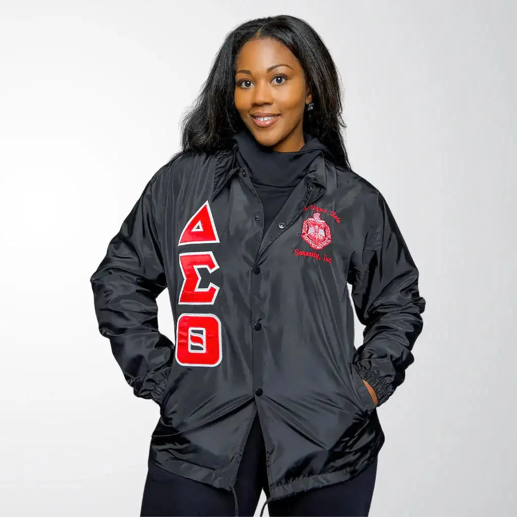 Delta Sigma Theta Greek Letter Ladies' Cut Jacket DST Paraphernalia - Image 7