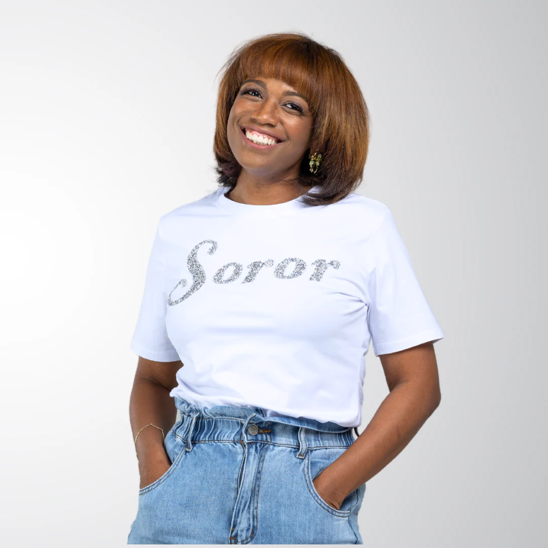 White Diamond “Soror” Shirt - Image 3