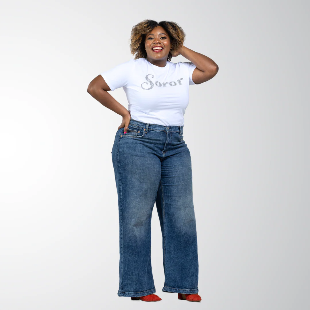 White Diamond “Soror” Shirt - Image 5