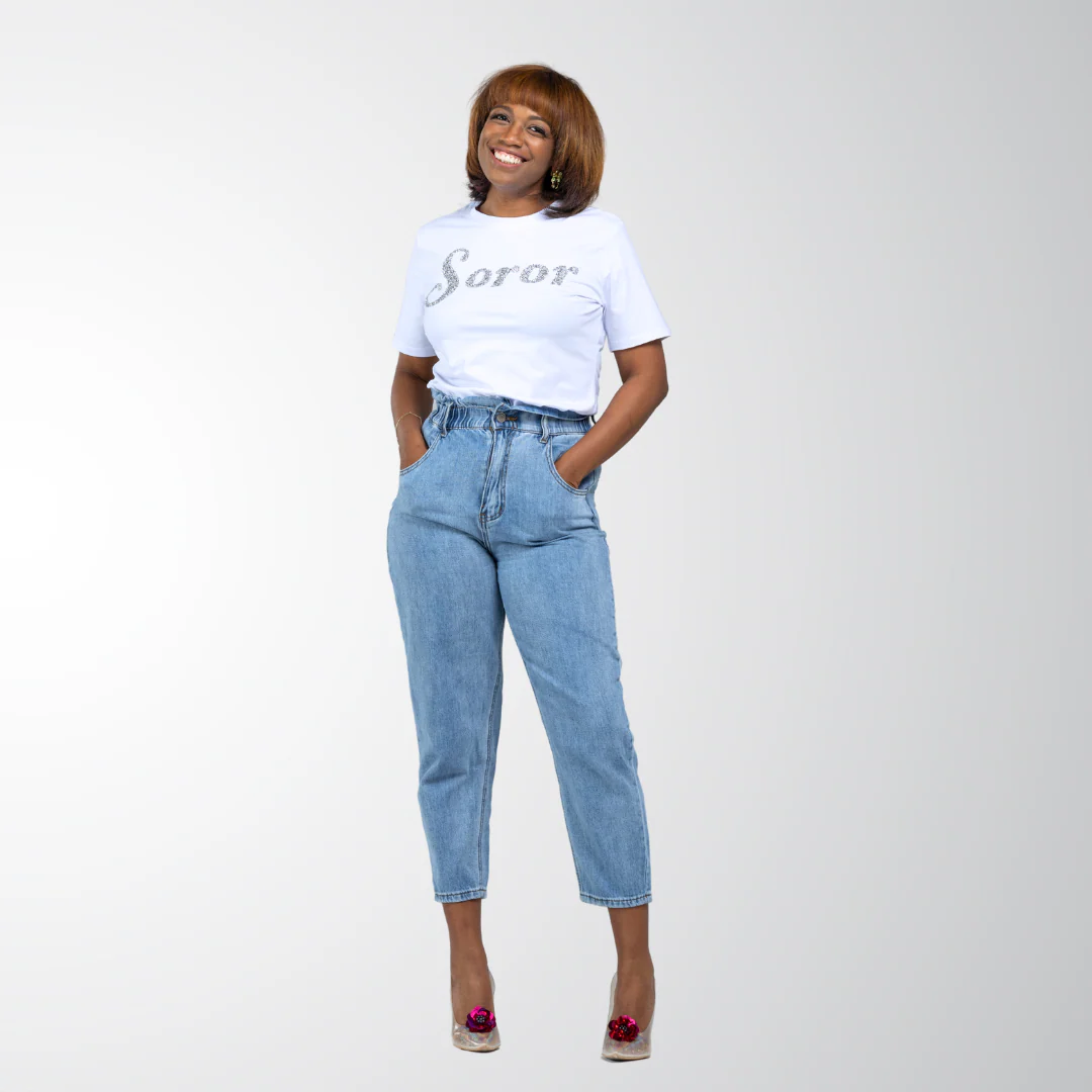 White Diamond “Soror” Shirt - Image 6