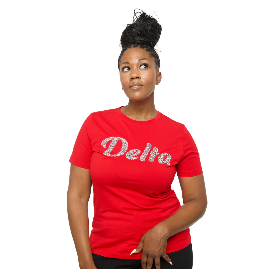 Red 'Delta' Diamond Shirt - Image 4
