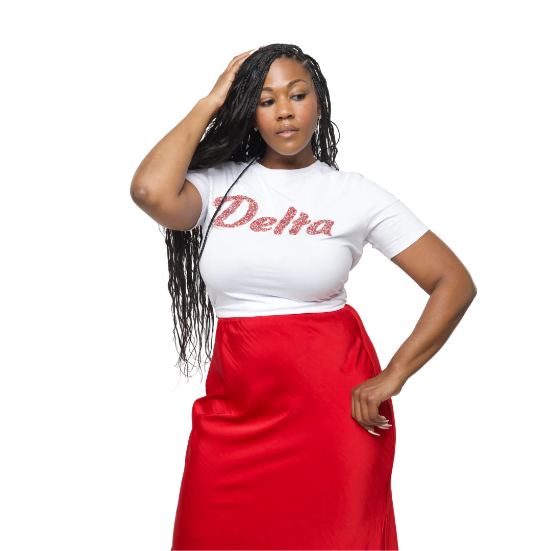 White 'Delta' Diamond Shirt - Image 6