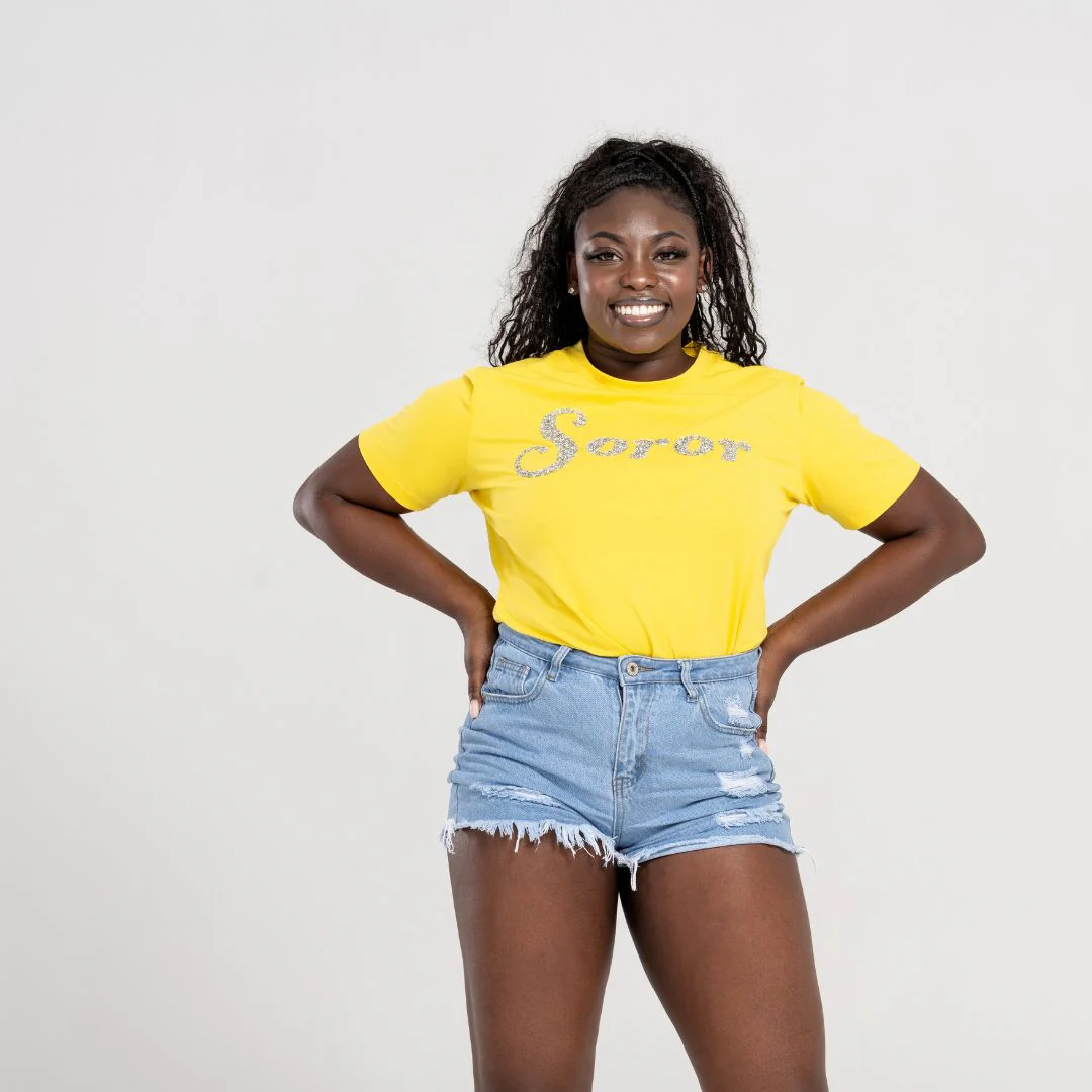 Yellow Diamond “Soror” Shirt - Image 6