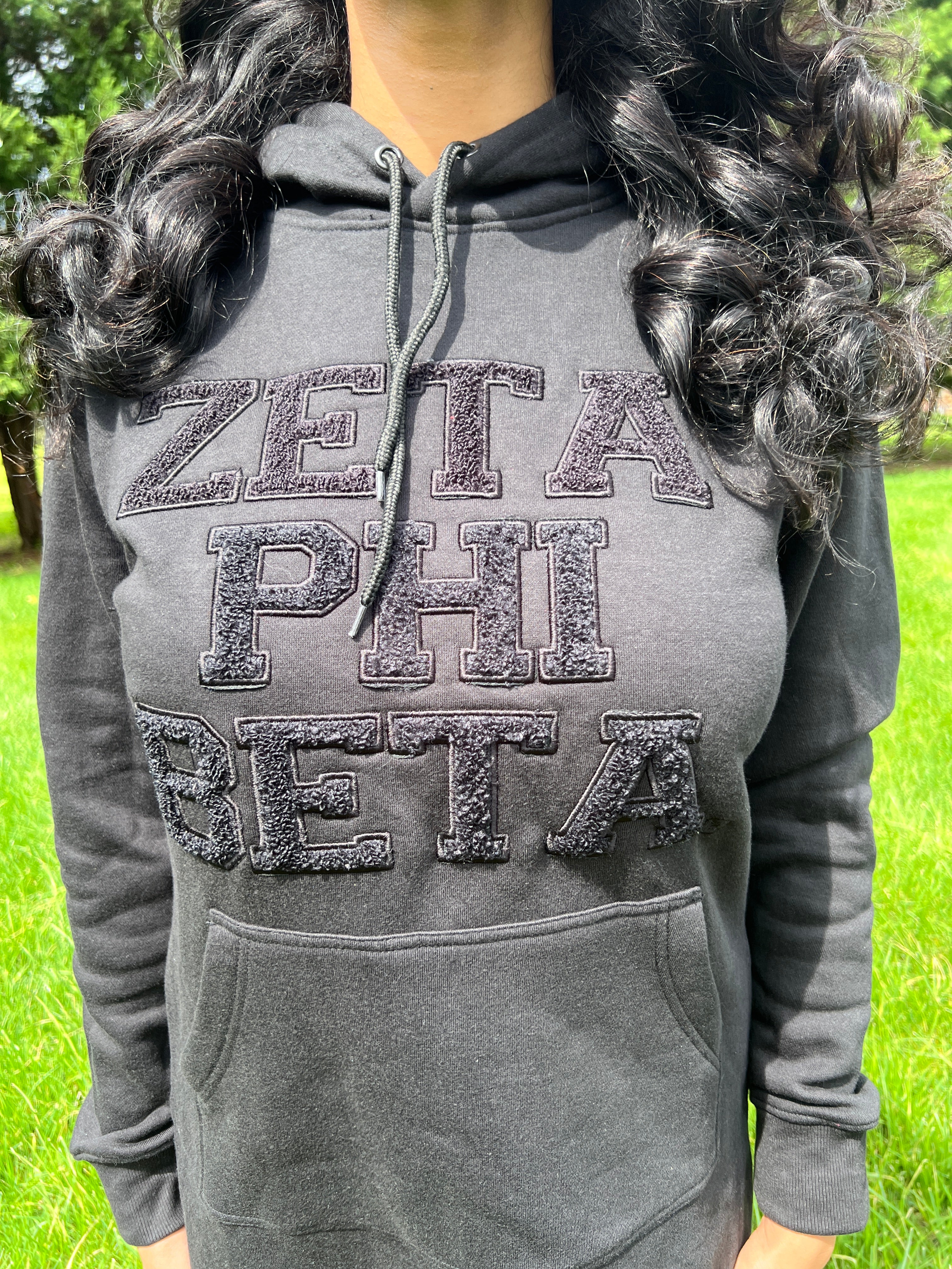 Sweatshirt Dress w/ Zeta Phi Beta Letters in Chenille - Image 5