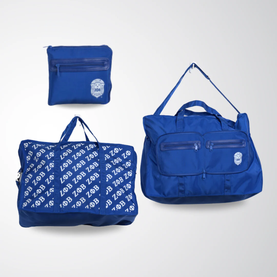 Zeta Phi Beta ZPHIB Greek Letter Foldable Bag - Image 3